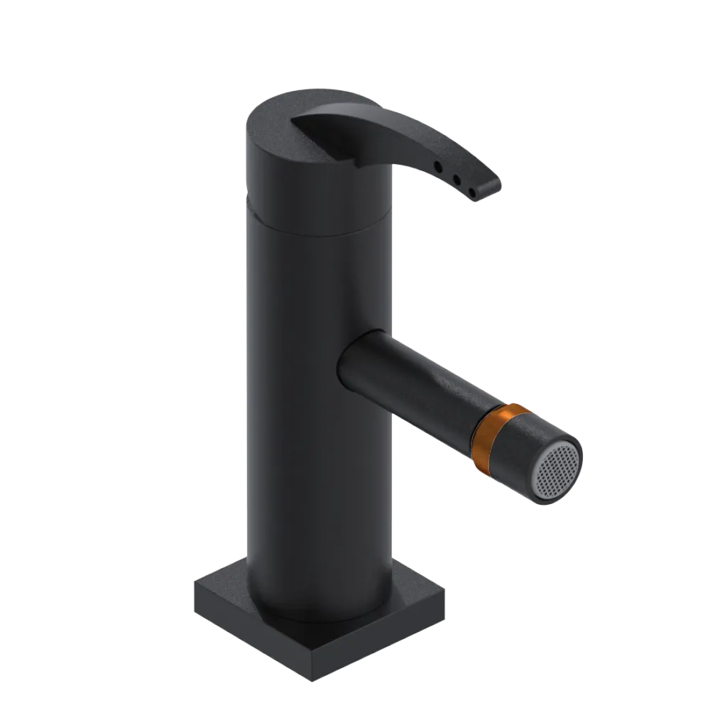 Rubinet Single Control Bidet Fitting (less drain) Matt Black
