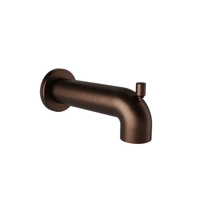 Baril Round 7" tub spout with diverter