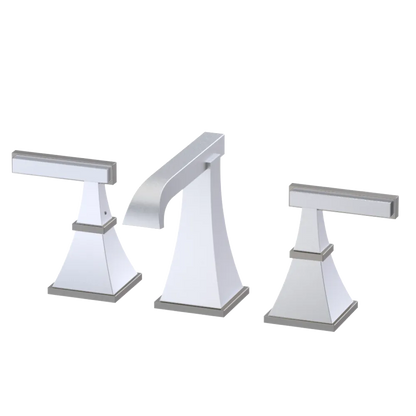 Rubinet Widespread Lav. Set. (less drain) Satin Chrome