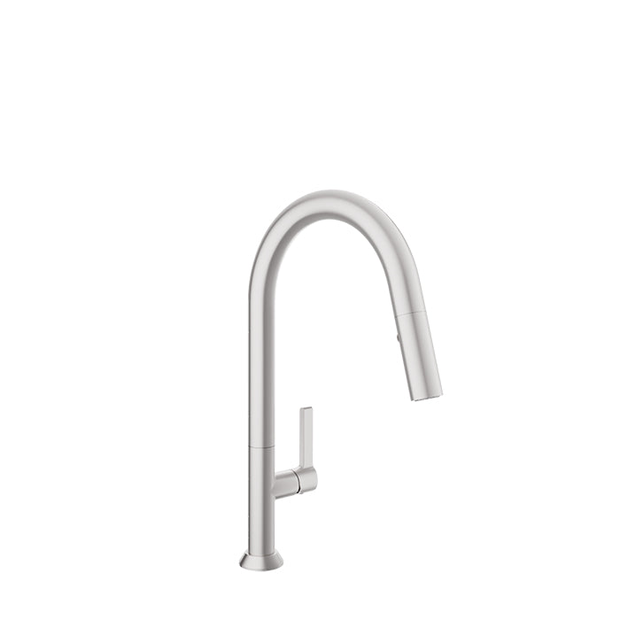 Baril High single-hole kitchen faucet with 2-function pull-down spray