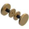 Rubinet Shower Door Knob (set) Satin Gold
