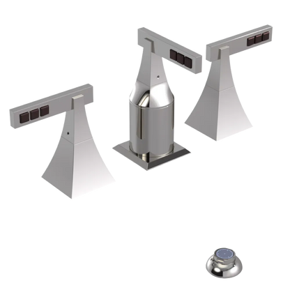 Rubinet Bidet Fitting with Spray, Diverter, and Vacum Breaker (Less Drain) Polished Nickel