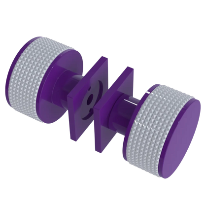 Rubinet Shower Door Knob (set) Purple Haze