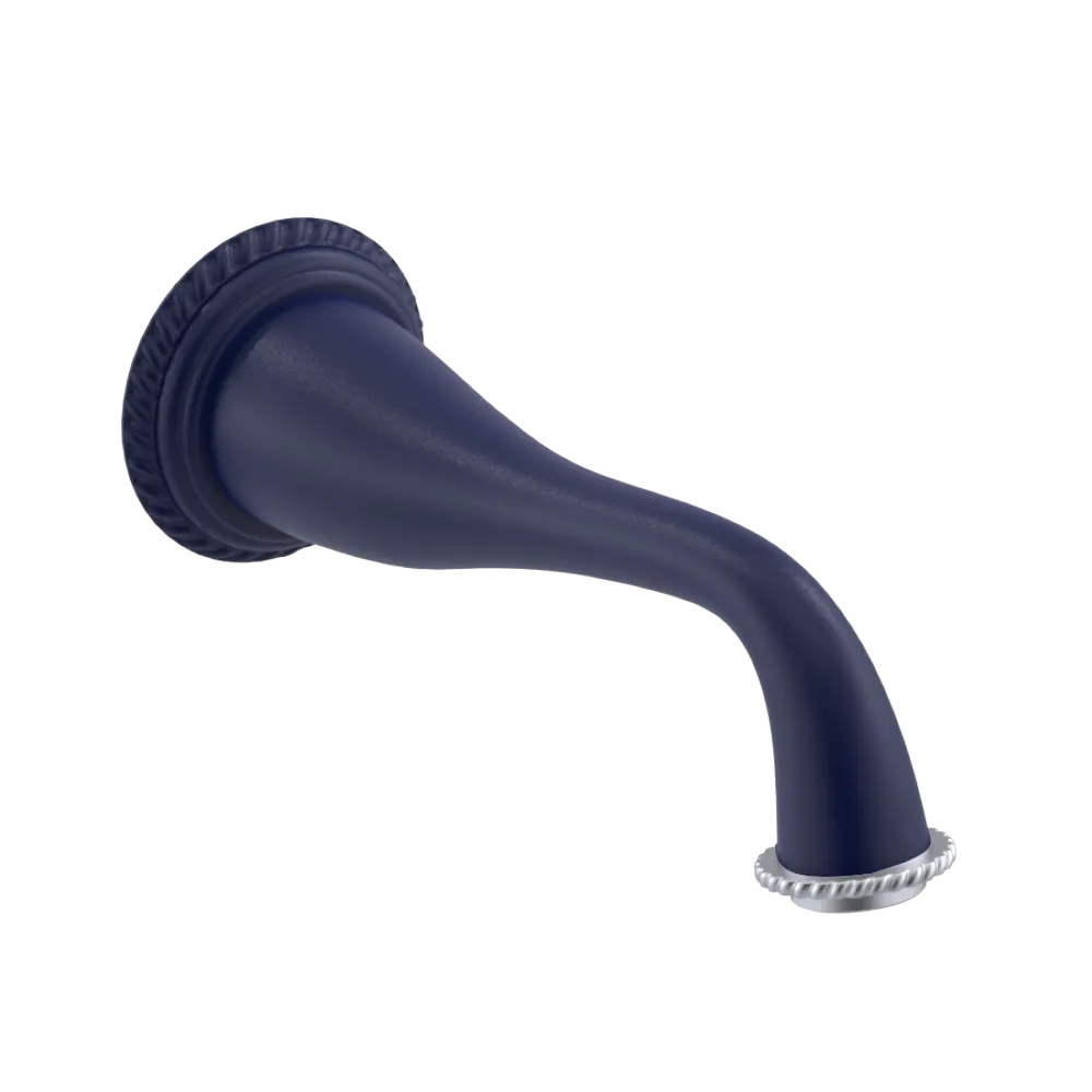Rubinet Tub Filler Spout Wall Mount Midnight Blue