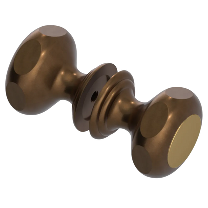 Rubinet Shower Door Knob (set) Tuscan Brass