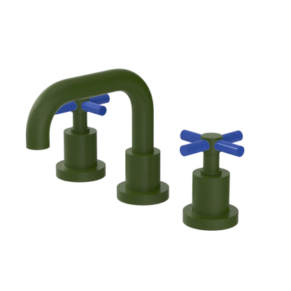 Rubinet Widespread Lav. Set. (less drain) Green Envy