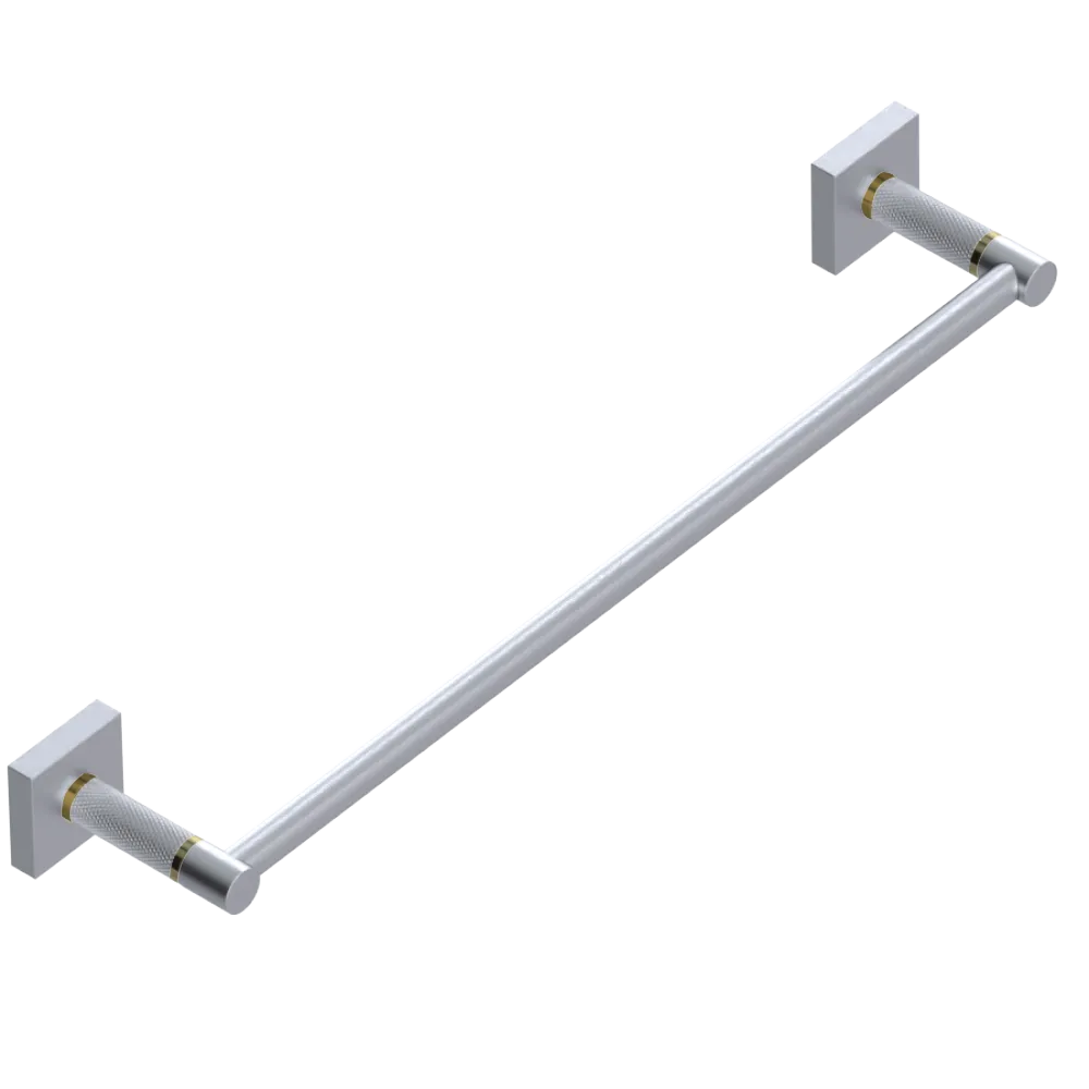 Rubinet 18" TOWEL BAR Satin Chrome