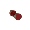 Rubinet Shower Door Knob (set) Maroon