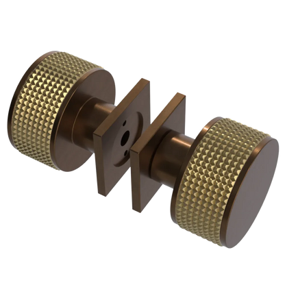Rubinet Shower Door Knob (set) Tuscan Brass