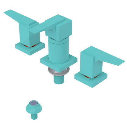 Rubinet Bidet Fitting with Spray, Diverter, and Vacuum Breaker (less drain) Aqua