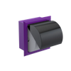 Rubinet RECESSED TOILET PAPER HOLDER Purple Haze