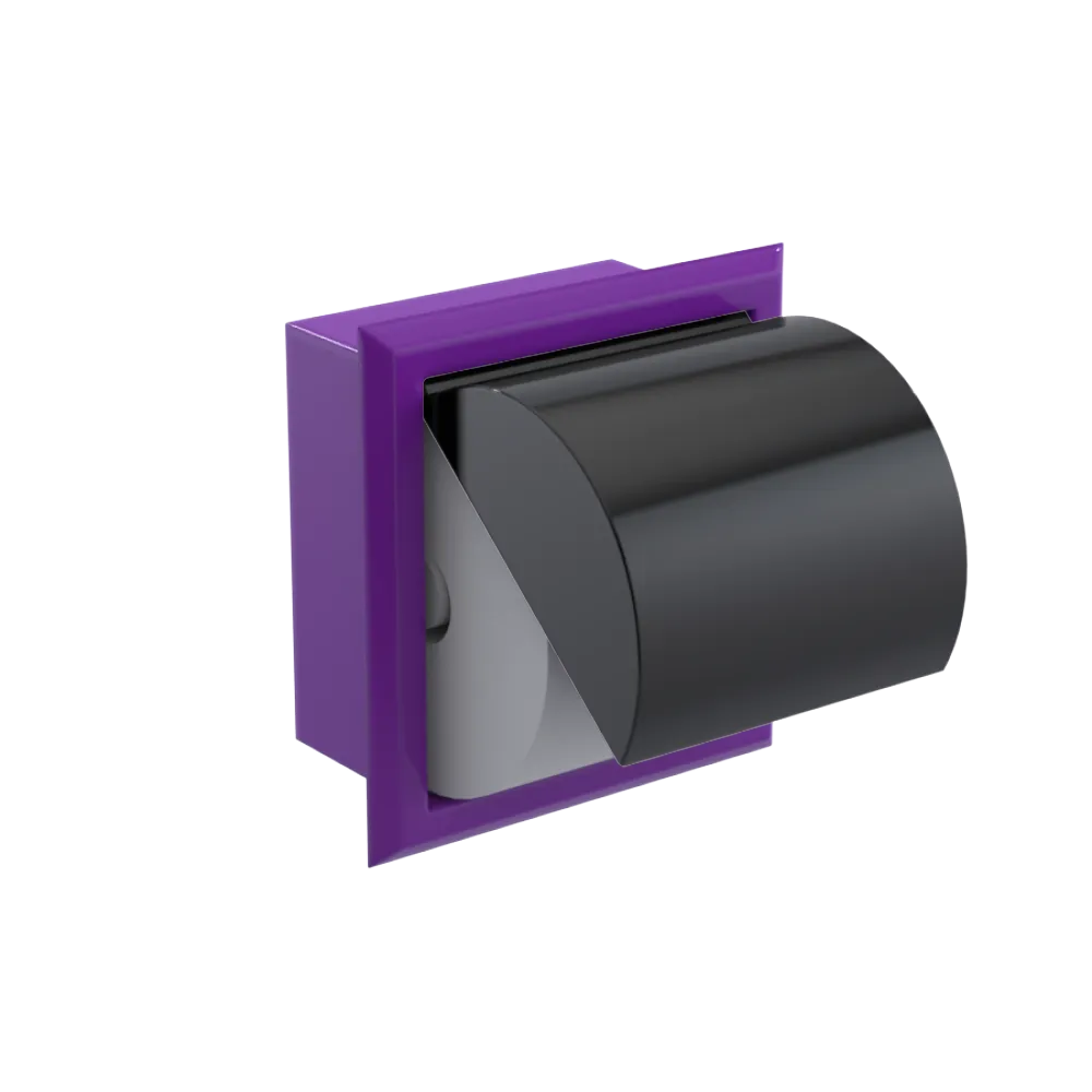Rubinet RECESSED TOILET PAPER HOLDER Purple Haze