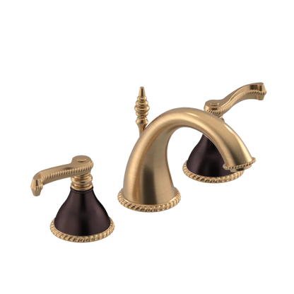 Rubinet Widespread Lav. Set. (less drain) Satin Gold