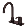 Rubinet 4" Centre Single Control Lav. Set. (less drain) Oil Rubbed Bronze