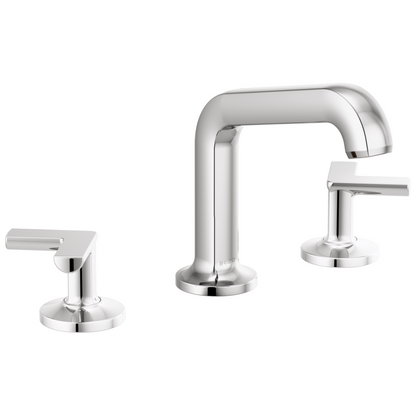 Brizo Widespread Lavatory Faucet With Angled Spout Less Handles 12 Gpm