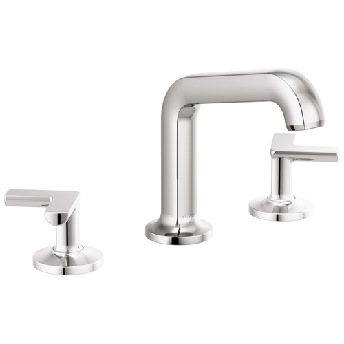 Brizo Widespread Lavatory Faucet With Angled Spout Less Handles 12 Gpm