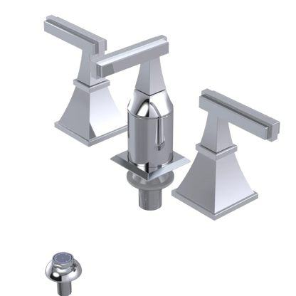 Rubinet Bidet Fitting with Spray, Diverter, and Vacum Breaker (Less Drain) Chrome