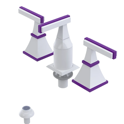 Rubinet Bidet Fitting with Spray, Diverter, and Vacum Breaker (Less Drain) White