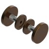 Rubinet Shower Door Knob (set) Tuscan Brass