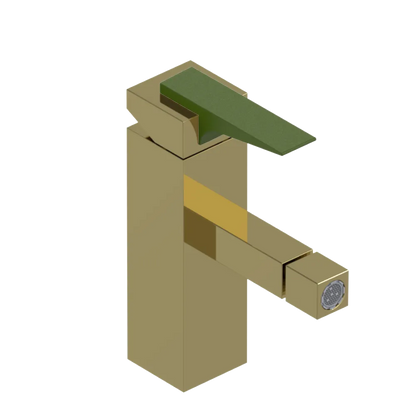 Rubinet Single Control Bidet Fitting (less drain) Natural Brass