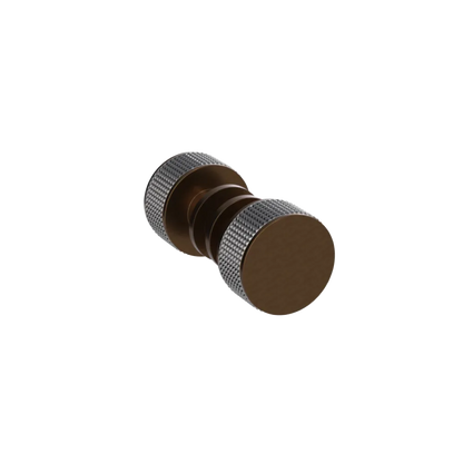 Rubinet Shower Door Knob (set) Tuscan Brass
