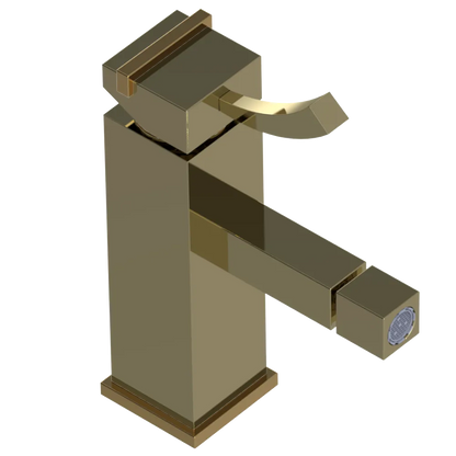 Rubinet Single Control Bidet Fitting (less drain) Natural Brass