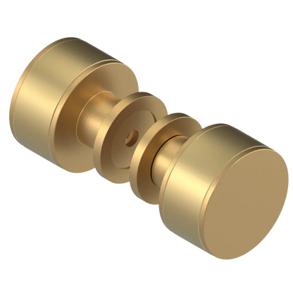 Rubinet Shower Door Knob (set) Satin Gold