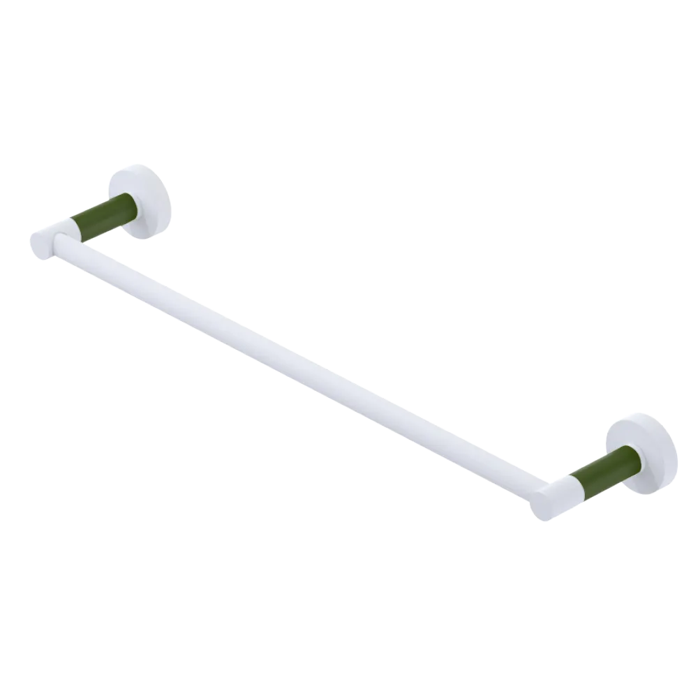 Rubinet Towel Bar 18" Matt White