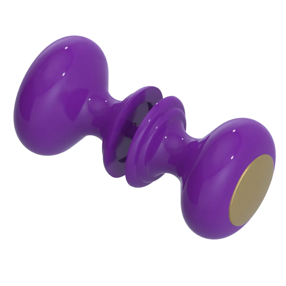 Rubinet Shower Door Knob (set) Purple Haze