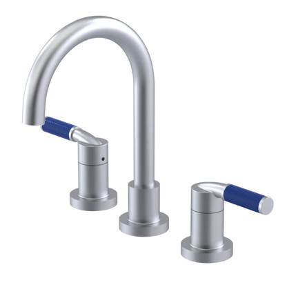 Rubinet Widespread Lav. Set. (less drain) Satin Chrome