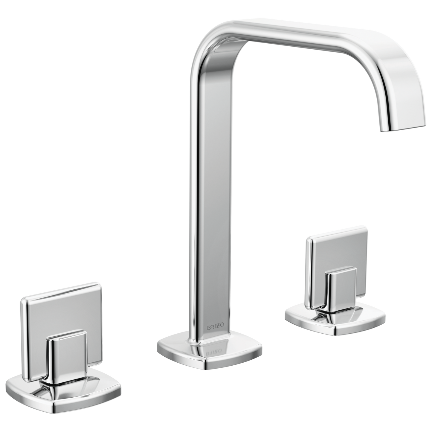 Brizo Widespread Lavatory Faucet With Square Spout Less Handles