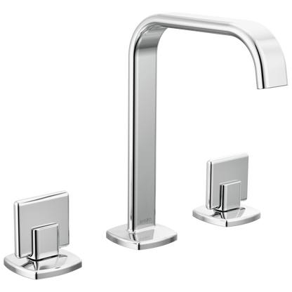 Brizo Widespread Lavatory Faucet With Square Spout Less Handles