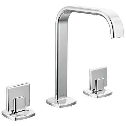 Brizo Widespread Lavatory Faucet With Square Spout Less Handles