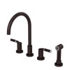 Rubinet Widespread Kitchen Set with Hand Spray Oil Rubbed Bronze