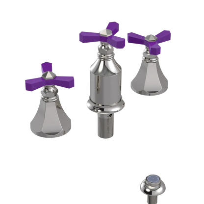 Rubinet Bidet Fitting with Spray, Diverter, and Vacum Breaker (Less Drain) Polished Nickel