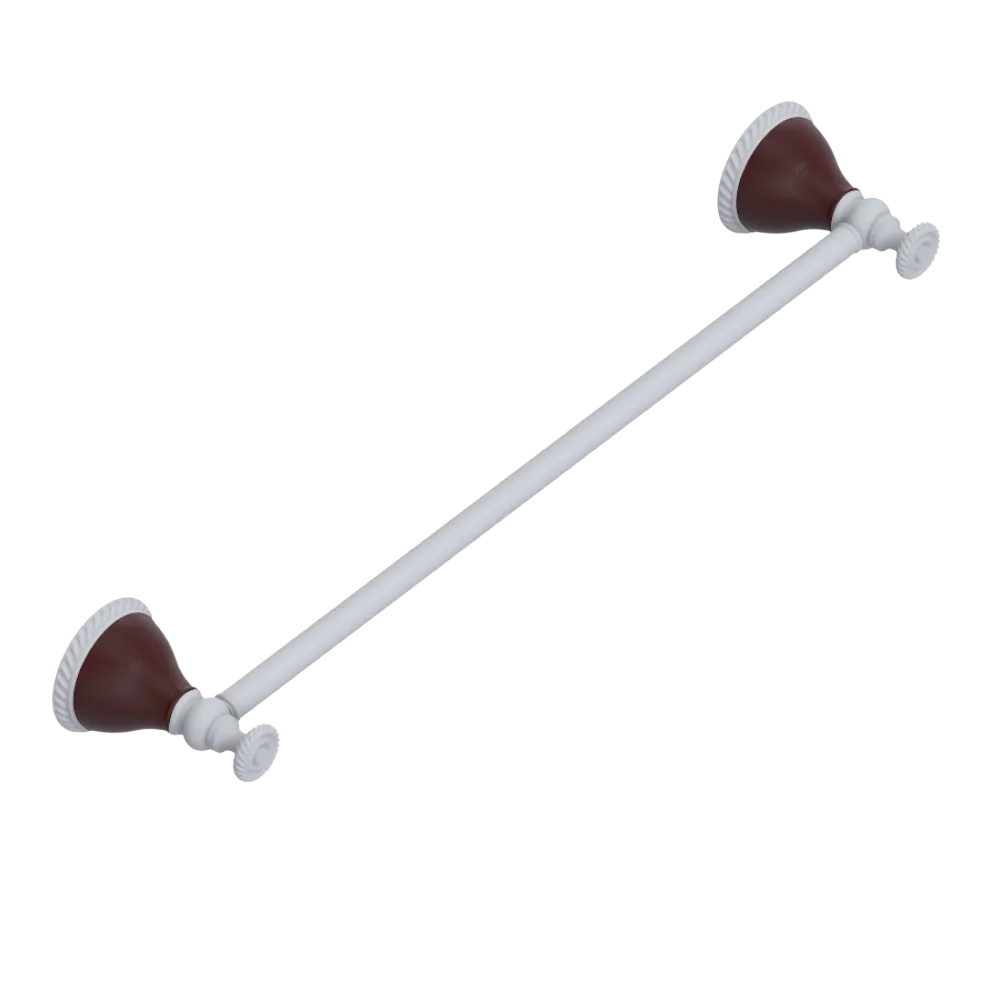 Rubinet Towel Bar 24" Matt White