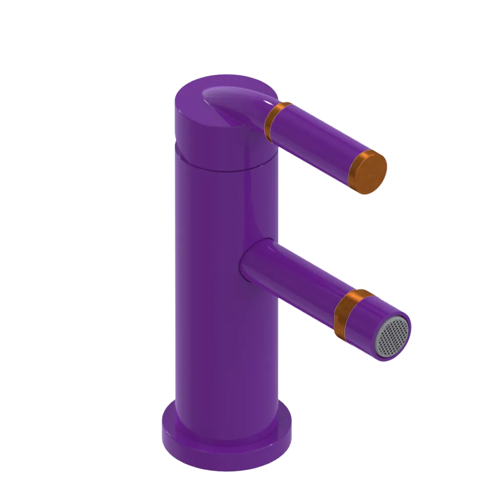 Rubinet Single Control Bidet Fitting (less drain) Purple Haze