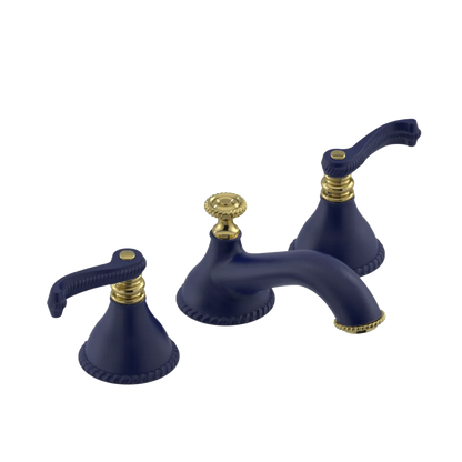 Rubinet Widespread Lav. Set. (less drain) Midnight Blue