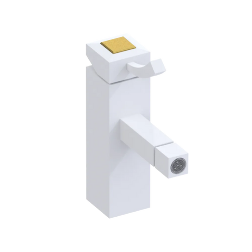 Rubinet Single Control Bidet Fitting (less drain) Matt White