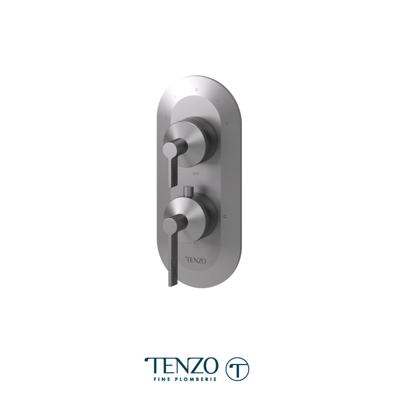 T-Box Thermostatic 3 functions with diverter, Paloma