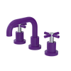 Rubinet Widespread Lav. Set. (less drain) Purple Haze