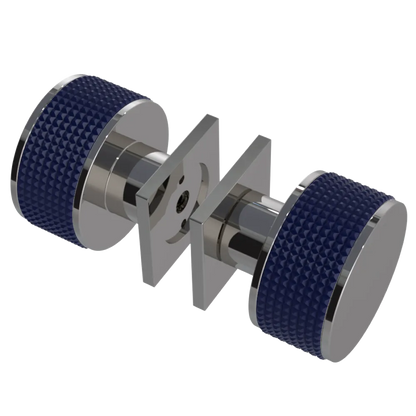 Rubinet Shower Door Knob (set) Polished Nickel