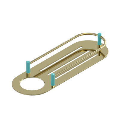 Rubinet Shelf Only Gold