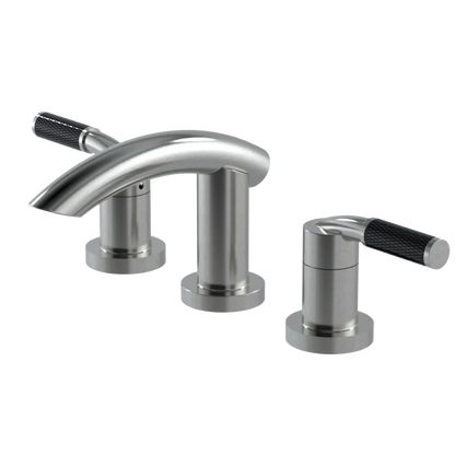 Rubinet Widespread Lav. Set. (less drain) Satin Nickel