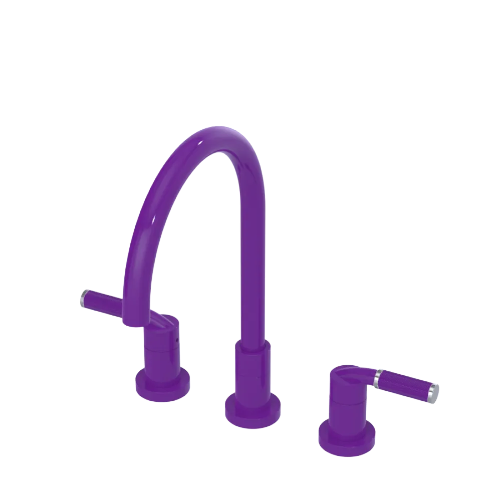 Rubinet Widespread Kitchen Set Purple Haze