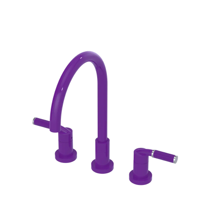 Rubinet Widespread Kitchen Set Purple Haze