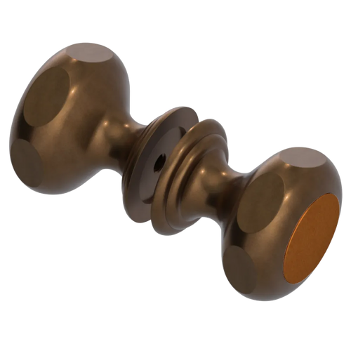 Rubinet Shower Door Knob (set) Tuscan Brass