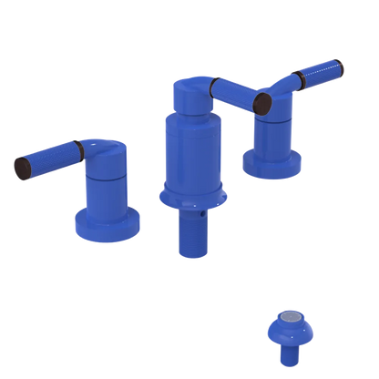 Rubinet Bidet Fitting with Spray, Diverter, and Vacum Breaker (Less Drain) Blu Jean