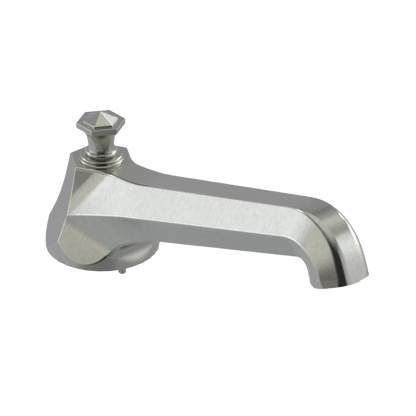 Rubinet Tub Filler Spout Deck Mount Satin Nickel