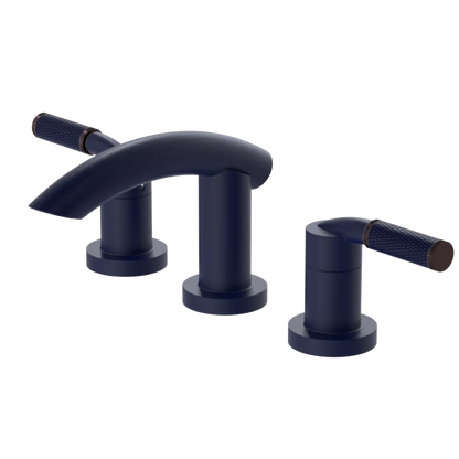 Rubinet Widespread Lav. Set. (less drain) Midnight Blue